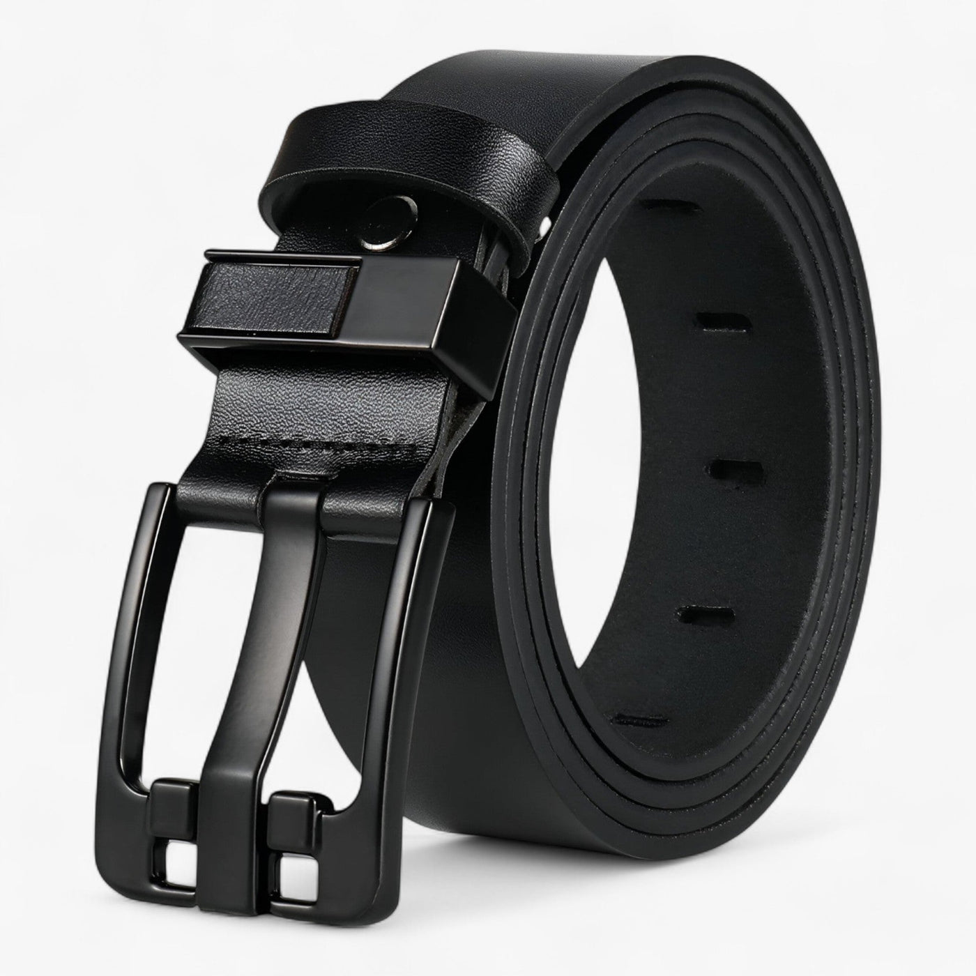 Men’s Leather Belt Cowhide with Adjustable Buckle for Any Occasion