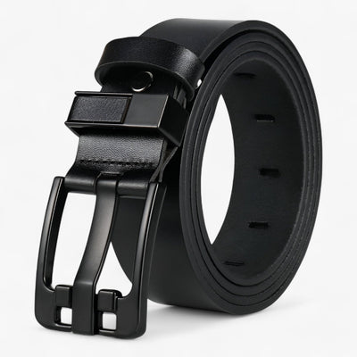 Men’s Leather Belt Cowhide with Adjustable Buckle for Any Occasion