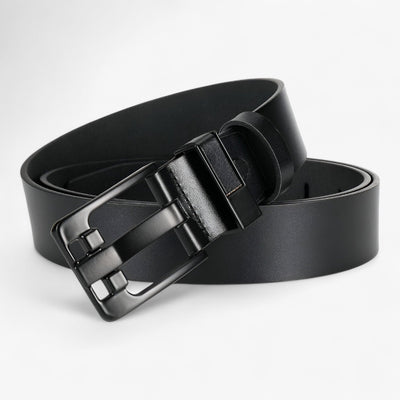 Men’s Leather Belt Cowhide with Adjustable Buckle for Any Occasion