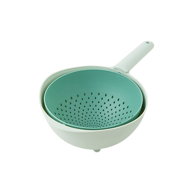 Double-Layer Kitchen Drain Basket Organizer