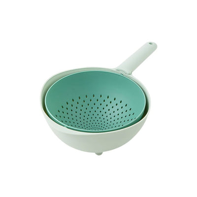 Double-Layer Kitchen Drain Basket Organizer