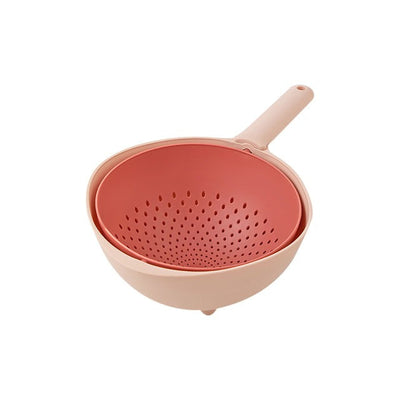 Double-Layer Kitchen Drain Basket Organizer