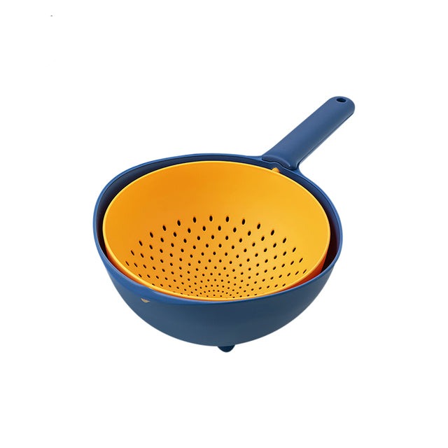 Double-Layer Kitchen Drain Basket Organizer