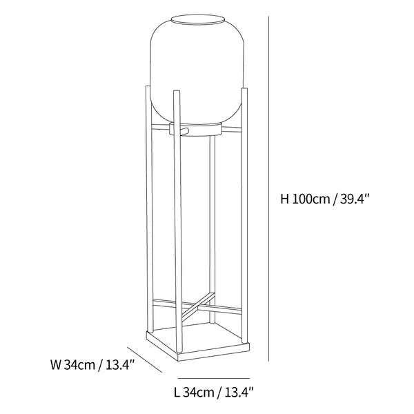 Solar Outdoor Floor Lamp Lantern