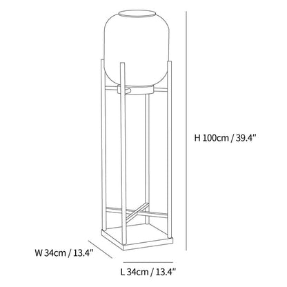 Solar Outdoor Floor Lamp Lantern