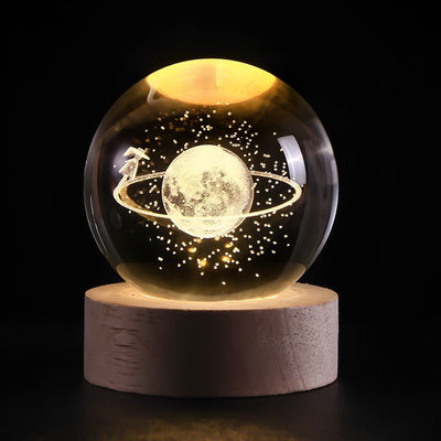 Luminous Crystal Ball LED Night Light Decor