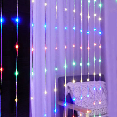 LED Waterfall String Lights 3x2m Decoration