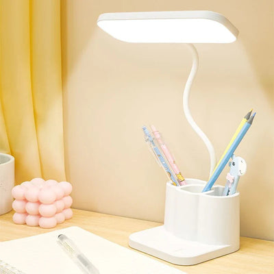 LED Desk Lamp with Touch Dimming and USB Port