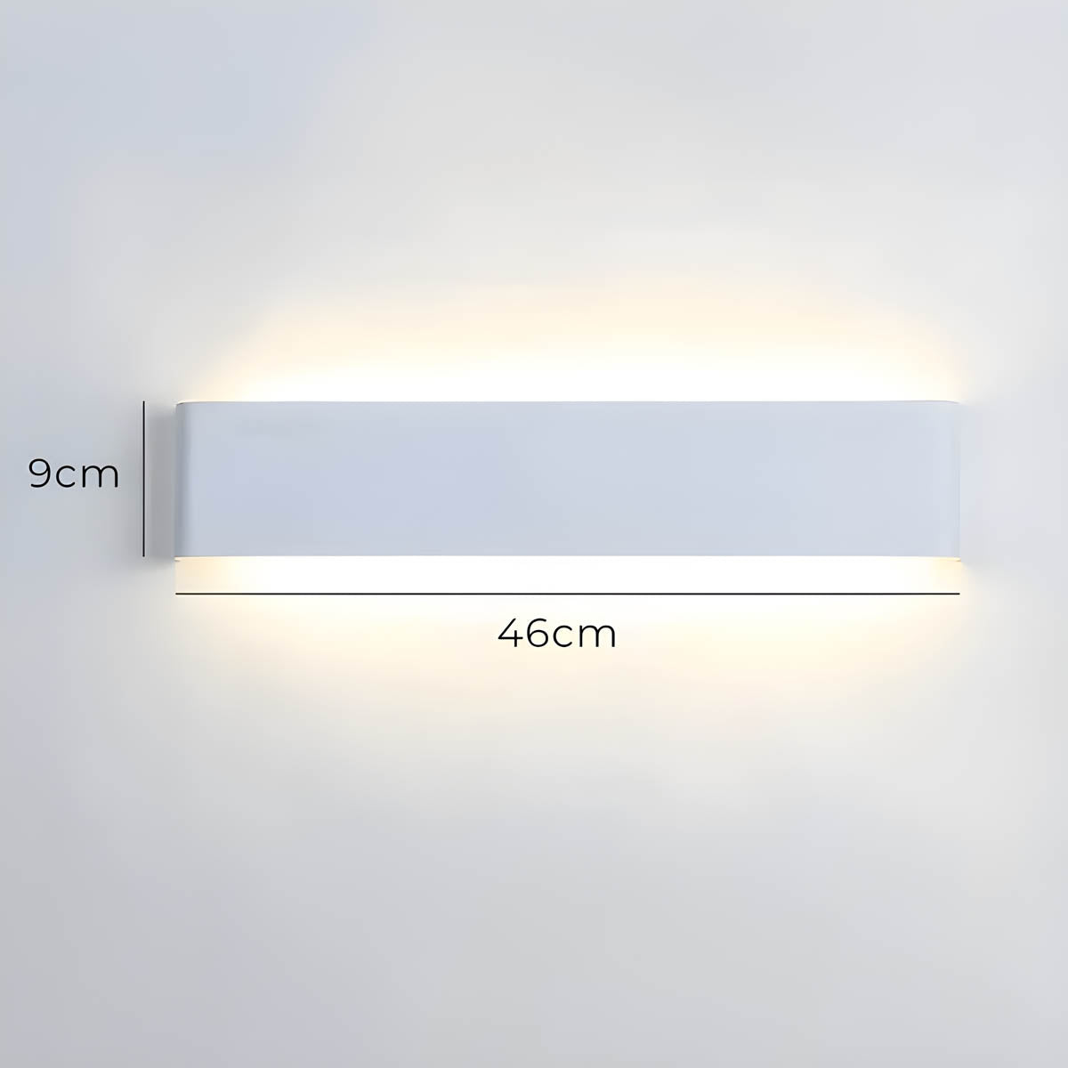Modern LED Wall Lamp – Elegant Aluminum & Glass Design