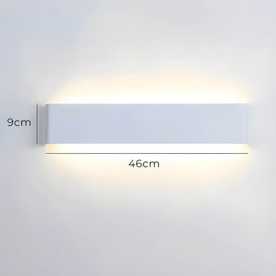 Modern LED Wall Lamp – Elegant Aluminum & Glass Design