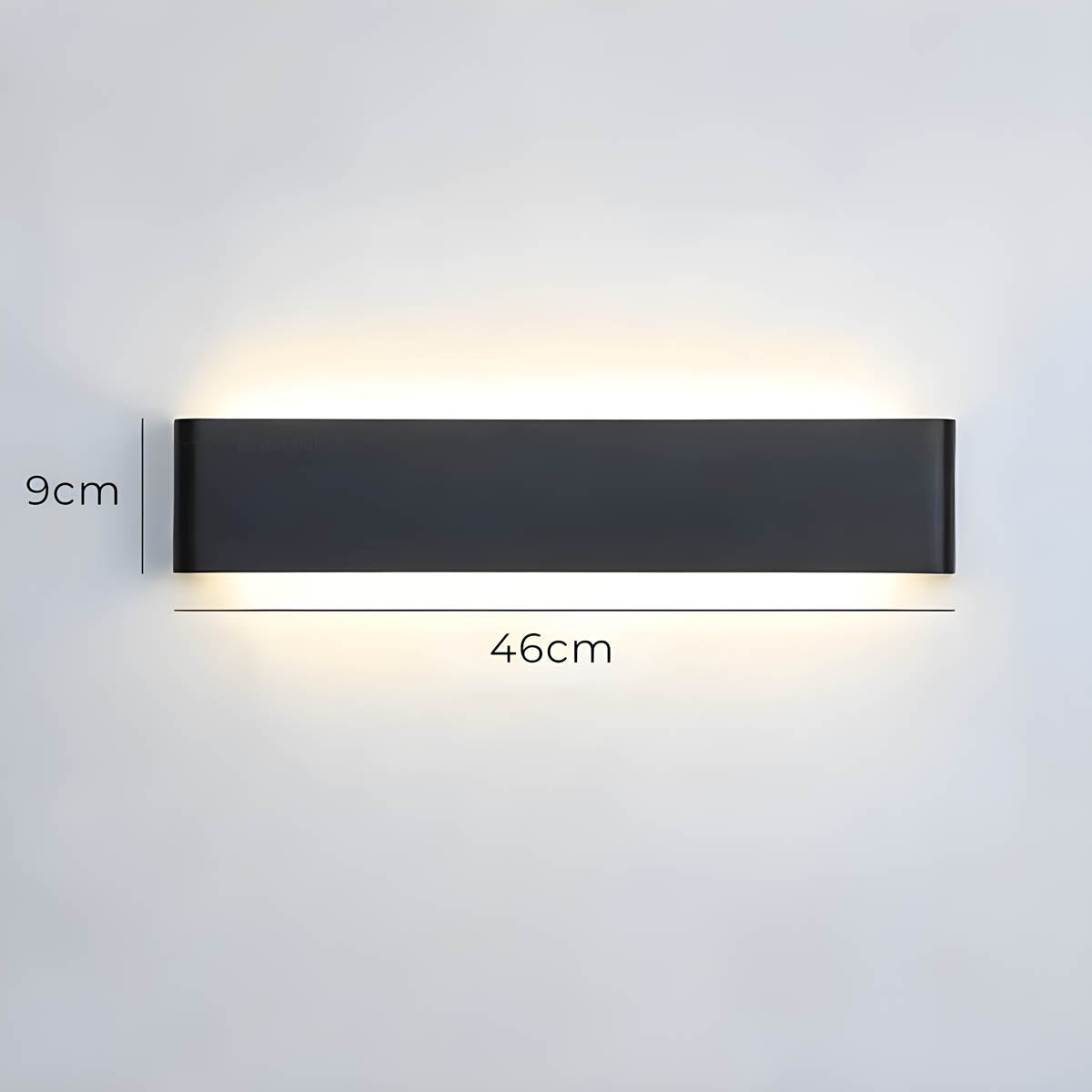 Modern LED Wall Lamp – Elegant Aluminum & Glass Design