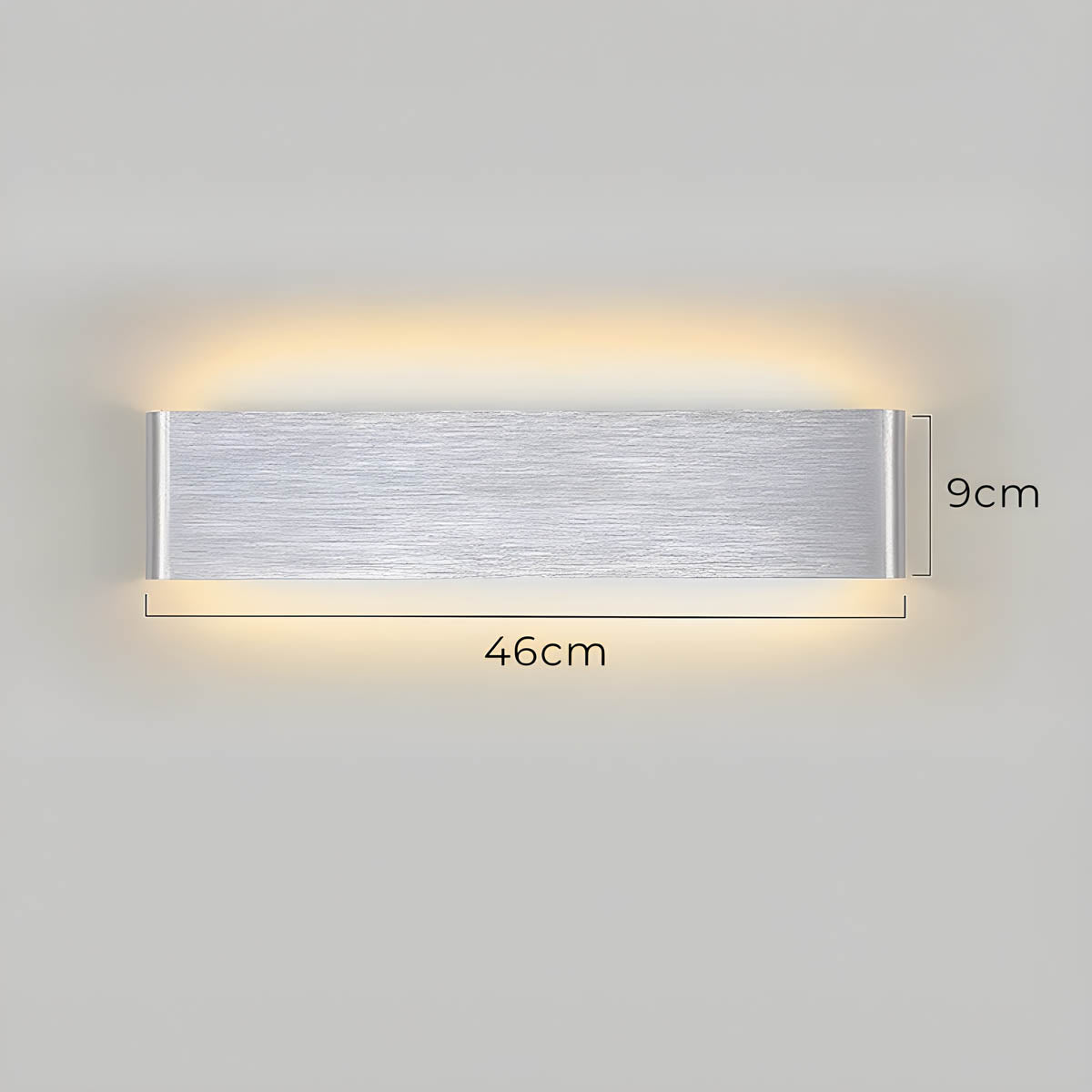 Modern LED Wall Lamp – Elegant Aluminum & Glass Design