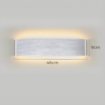 Modern LED Wall Lamp – Elegant Aluminum & Glass Design