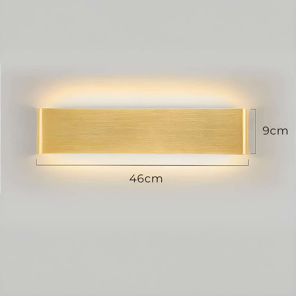 Modern LED Wall Lamp – Elegant Aluminum & Glass Design