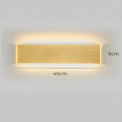 Modern LED Wall Lamp – Elegant Aluminum & Glass Design