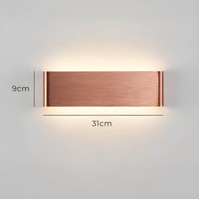 Modern LED Wall Lamp – Elegant Aluminum & Glass Design