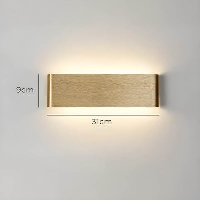 Modern LED Wall Lamp – Elegant Aluminum & Glass Design