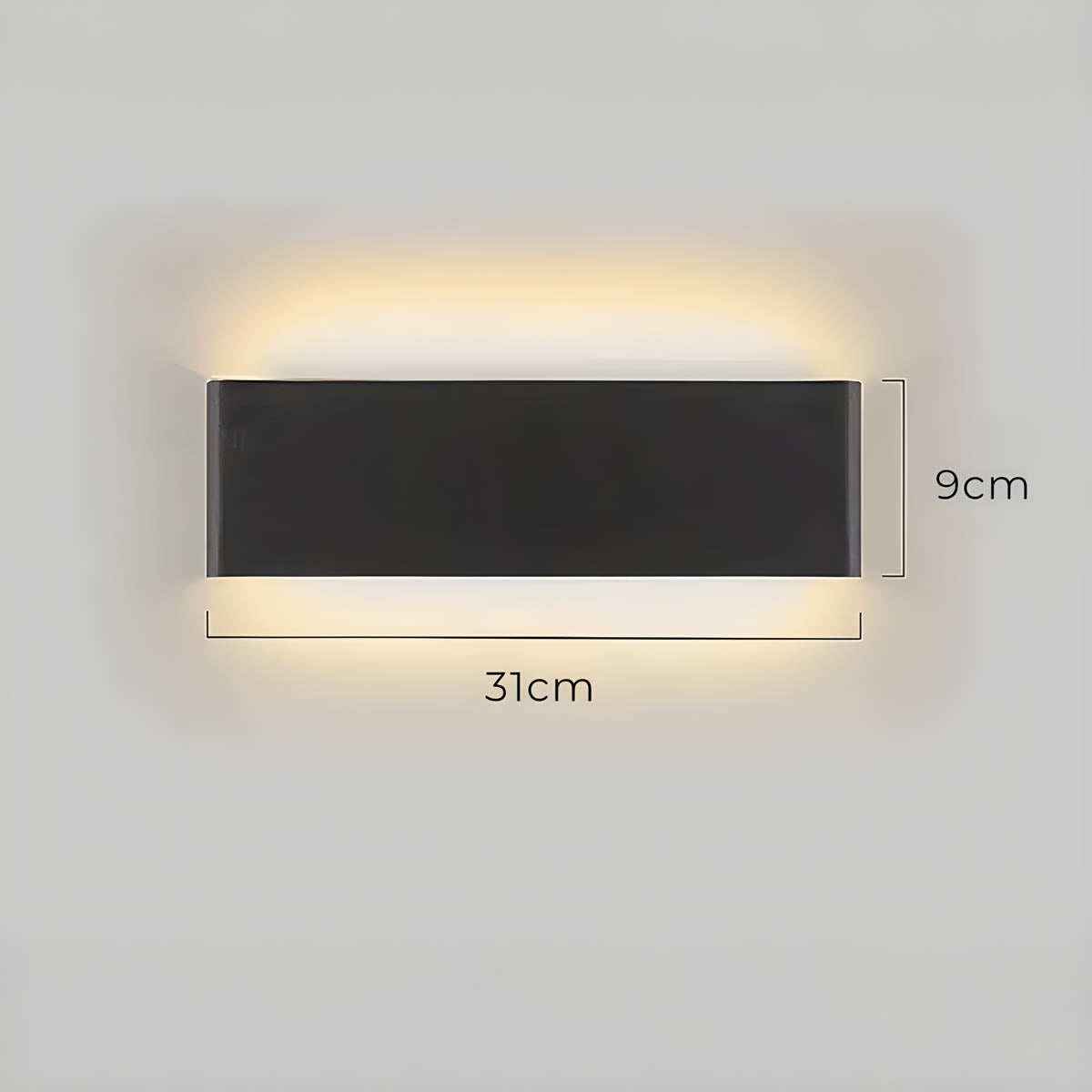 Modern LED Wall Lamp – Elegant Aluminum & Glass Design
