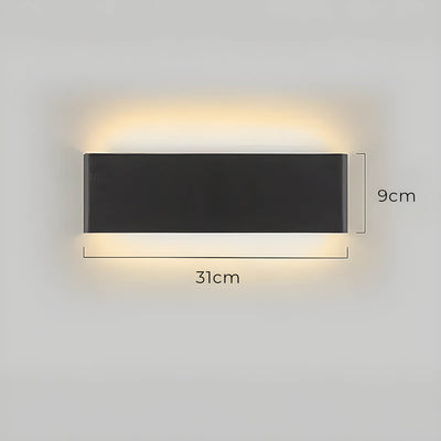 Modern LED Wall Lamp – Elegant Aluminum & Glass Design