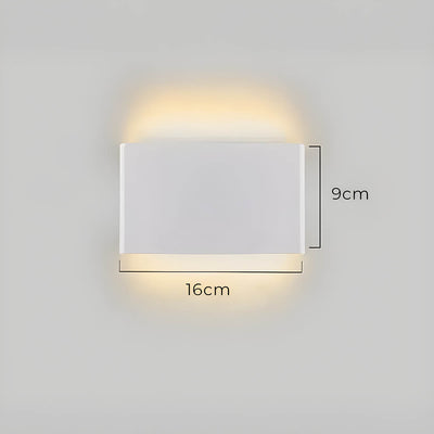 Modern LED Wall Lamp – Elegant Aluminum & Glass Design