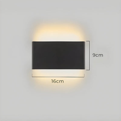 Modern LED Wall Lamp – Elegant Aluminum & Glass Design