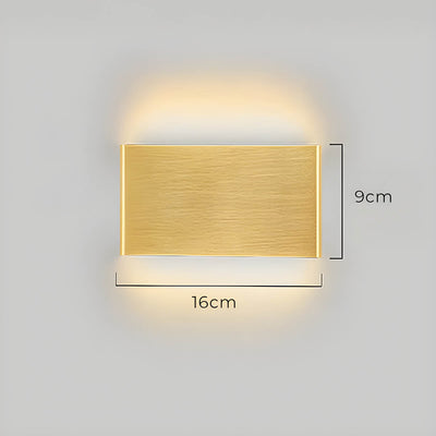Modern LED Wall Lamp – Elegant Aluminum & Glass Design