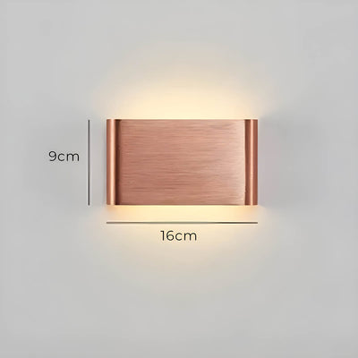 Modern LED Wall Lamp – Elegant Aluminum & Glass Design