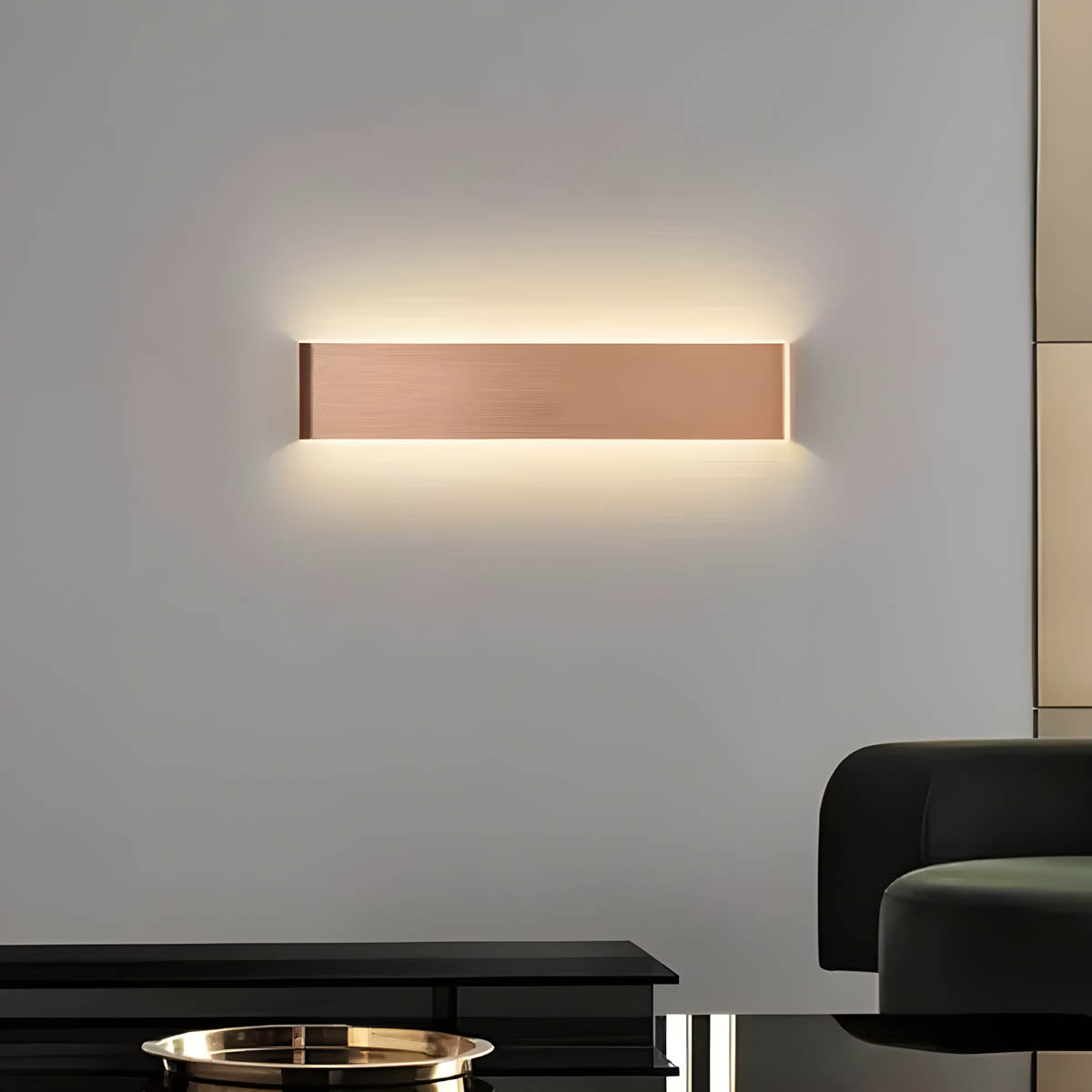 Modern LED Wall Lamp – Elegant Aluminum & Glass Design