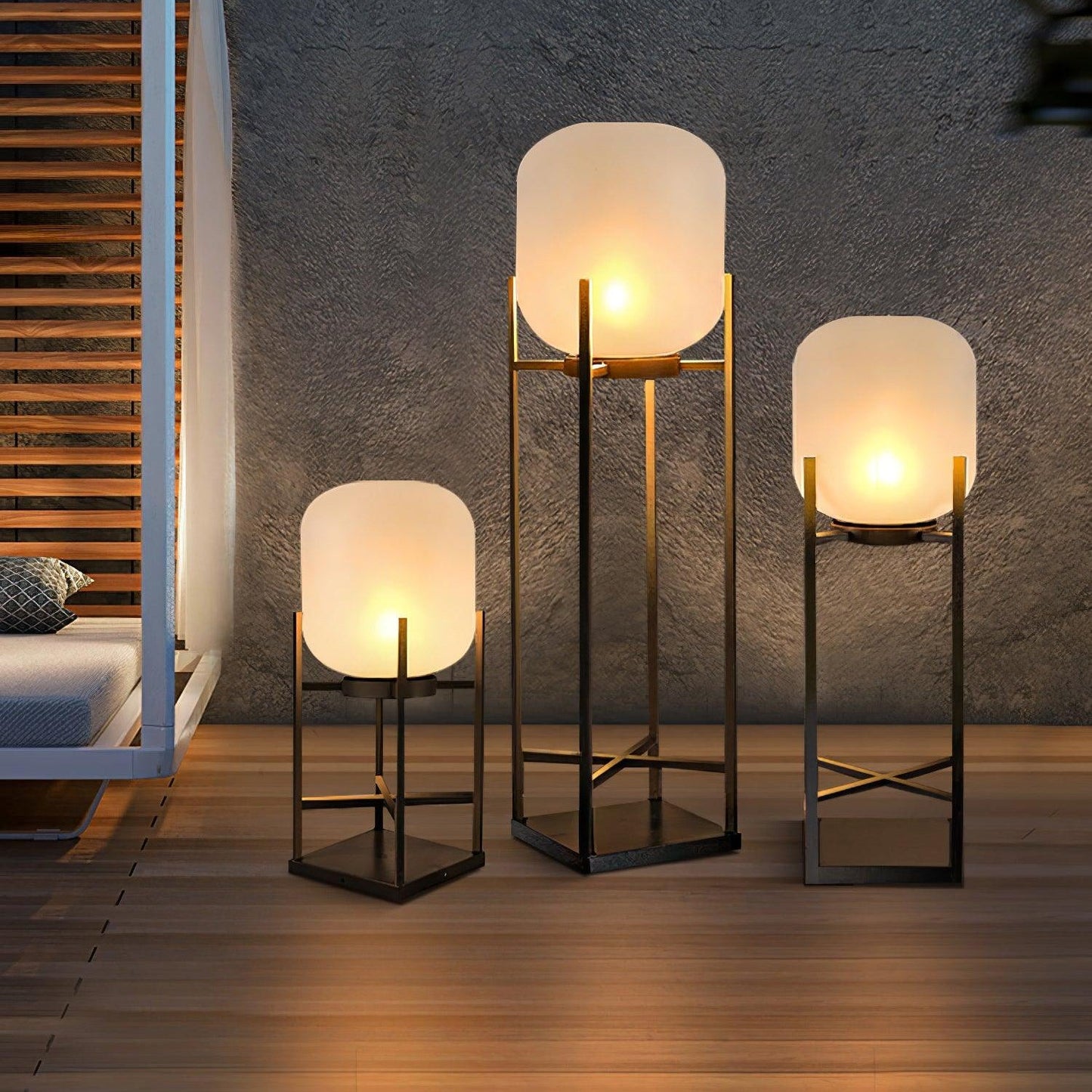 Solar Outdoor Floor Lamp Lantern