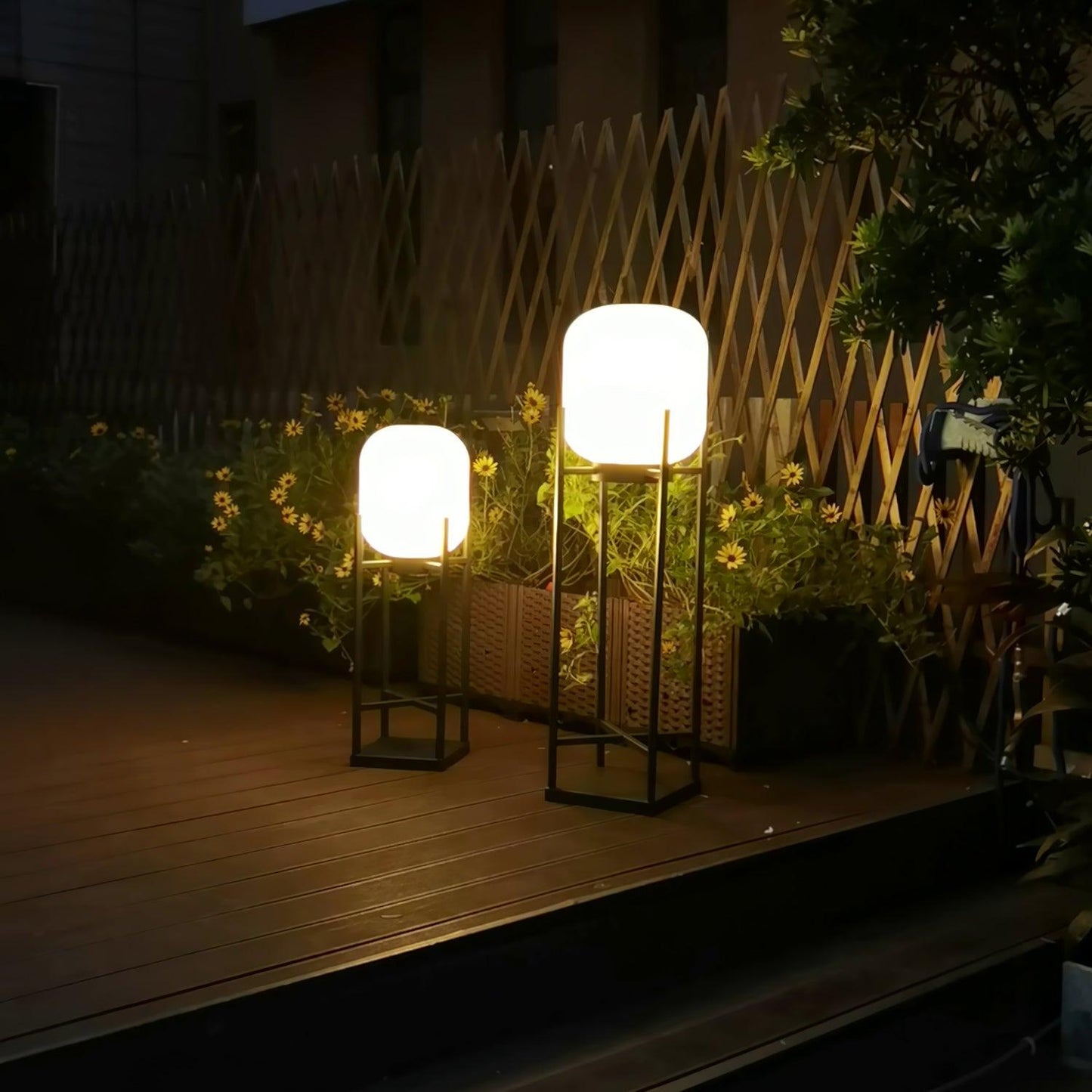 Solar Outdoor Floor Lamp Lantern