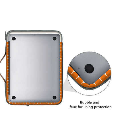Shockproof Nylon Laptop Sleeve with Pockets