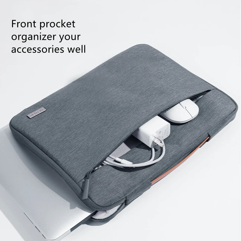 Shockproof Nylon Laptop Sleeve with Pockets