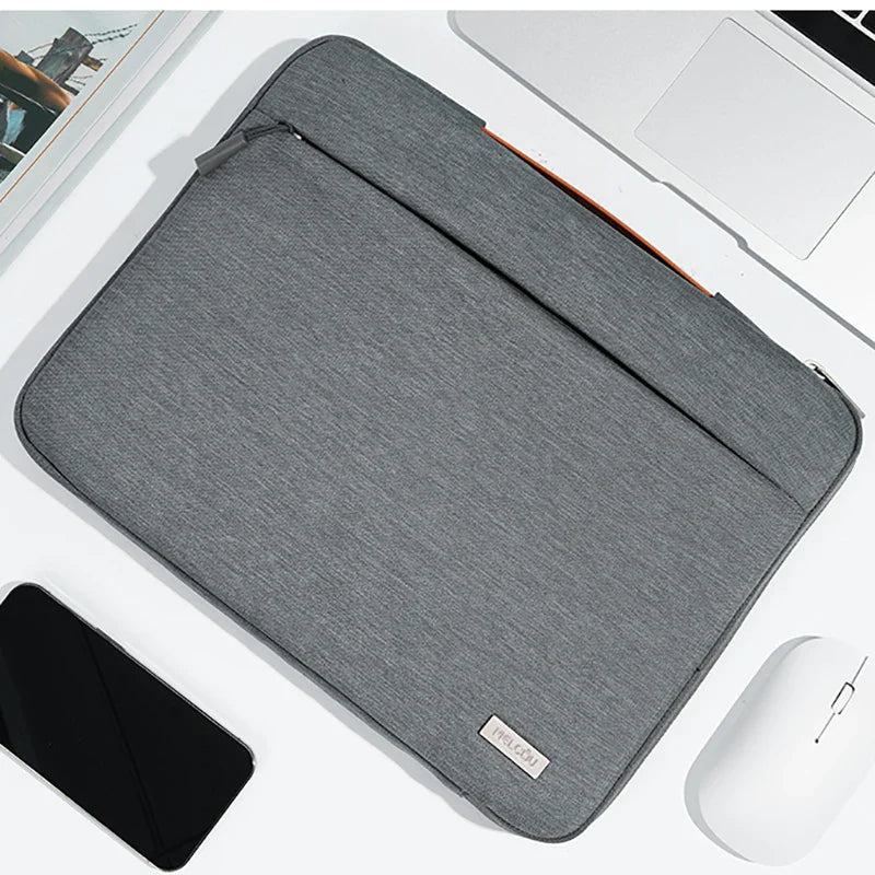 Shockproof Nylon Laptop Sleeve with Pockets