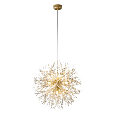 Modern LED Crystal Dandelion Chandelier Light