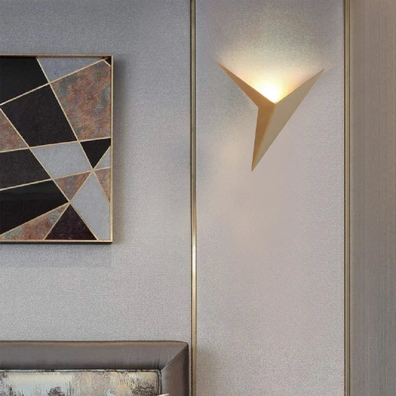 Modern LED Triangular Wall Lamp for Stylish Interiors