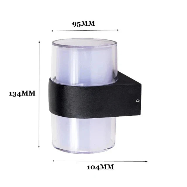 AquaLuxe Waterproof Outdoor LED Wall Light