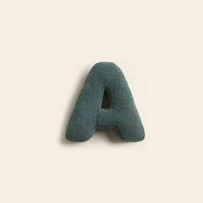 Personalized Letter Throw Pillow for Sofa
