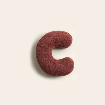 Personalized Letter Throw Pillow for Sofa