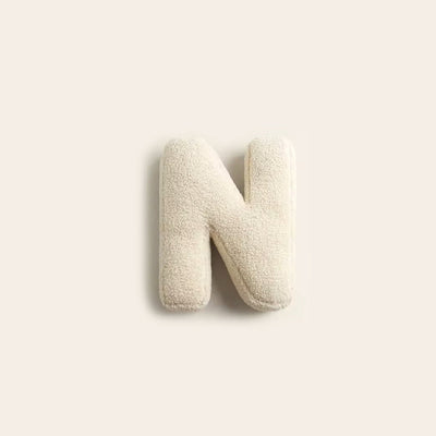 Personalized Letter Throw Pillow for Sofa