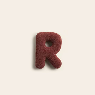 Personalized Letter Throw Pillow for Sofa