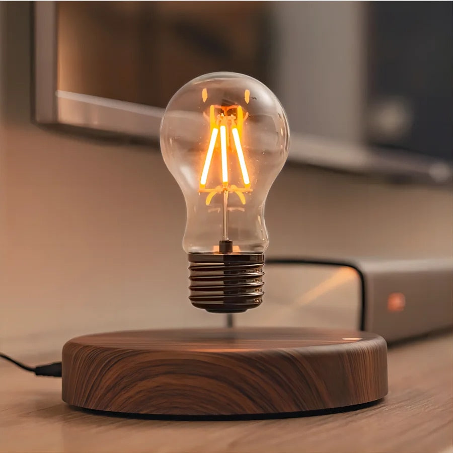 Levitating Bulb | Magnetic Floating Light Bulb – Wireless LED Desk Lamp