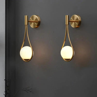 Scandinavian LED Wall Light – Minimalist Wood & Metal Lamp