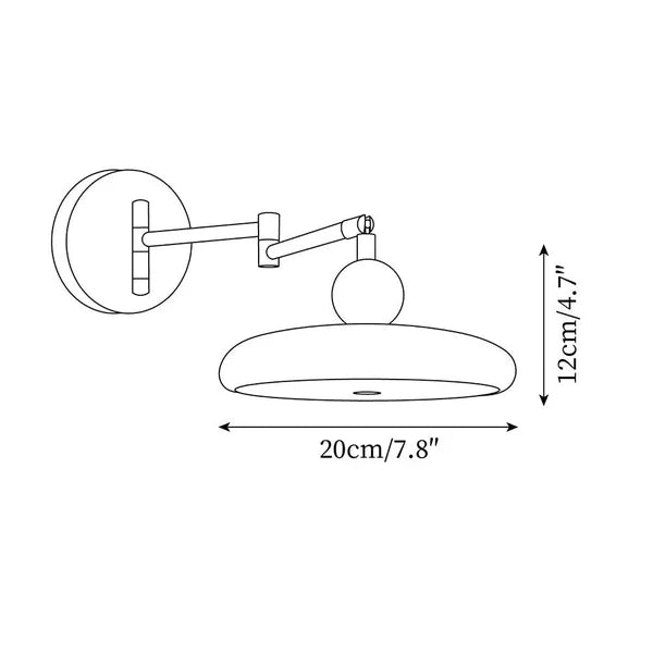 Modern Swing Arm LED Wall Light