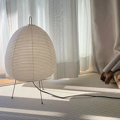 Japanese Rice Paper LED Table Lamp