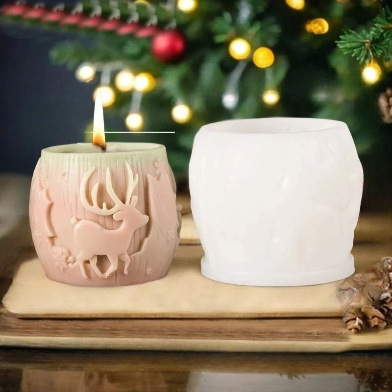 3D Silicone Candle Mold for Handmade Candles