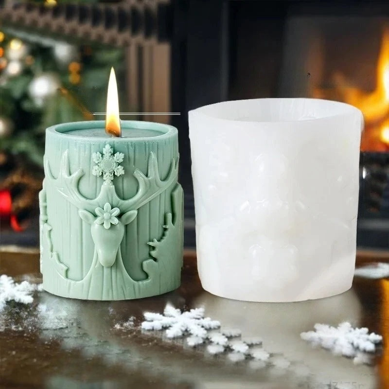 3D Silicone Candle Mold for Handmade Candles