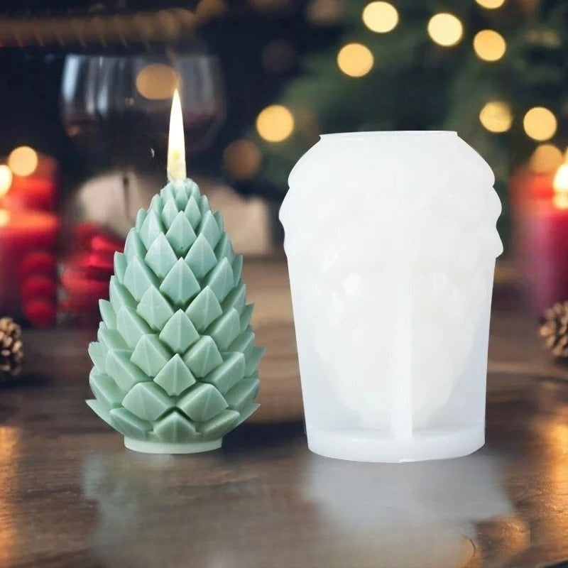 3D Silicone Candle Mold for Handmade Candles