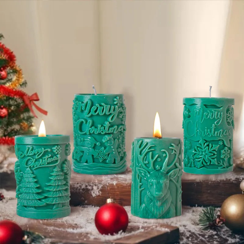 3D Silicone Candle Mold for Handmade Candles