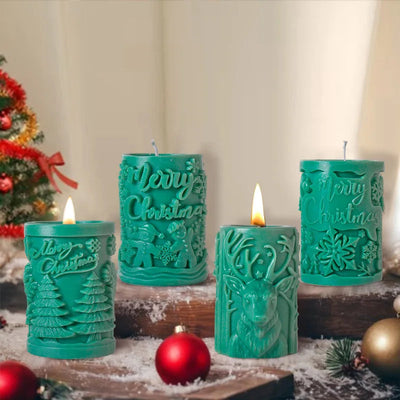 3D Silicone Candle Mold for Handmade Candles