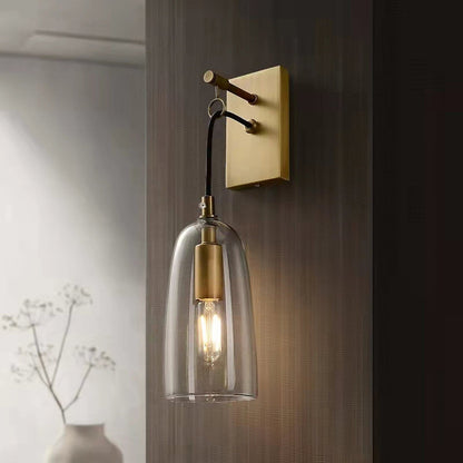 NovaBeam – Refined Gold Wall Lamp for Sophisticated Interiors